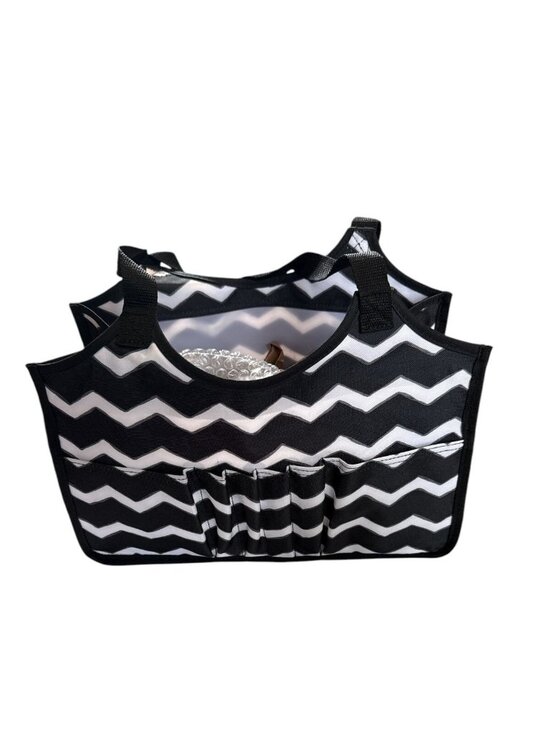 thirty-one Handbags - Thirty One Keep It Tote Black Chevron New